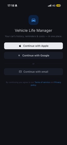 Vehicle Life Manager screenshot