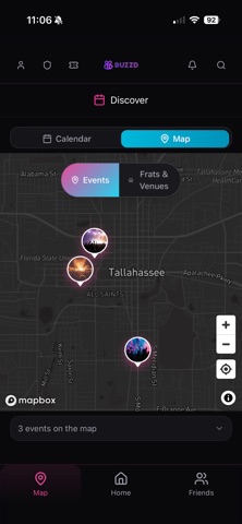 BUZZD Nightlife iPhone screenshot