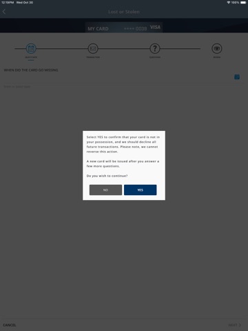 Colony Credit Cards iPad screenshot