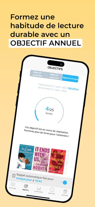 Bookly - Suivi de livres screenshot 10 of 10