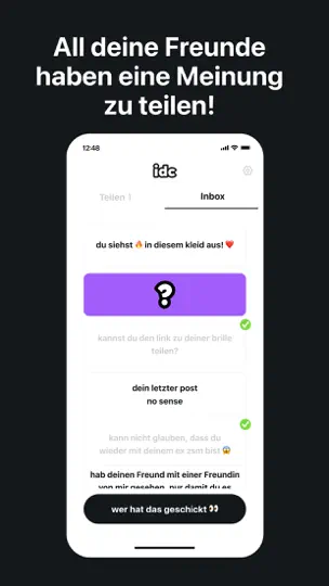 Screenshot von Idc - Fragen Für Socials auf dem iPhone 3