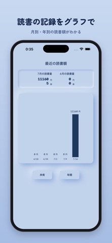 BookBank(読書銀行) 読書記録・蔵書管理 のスクリーンショット