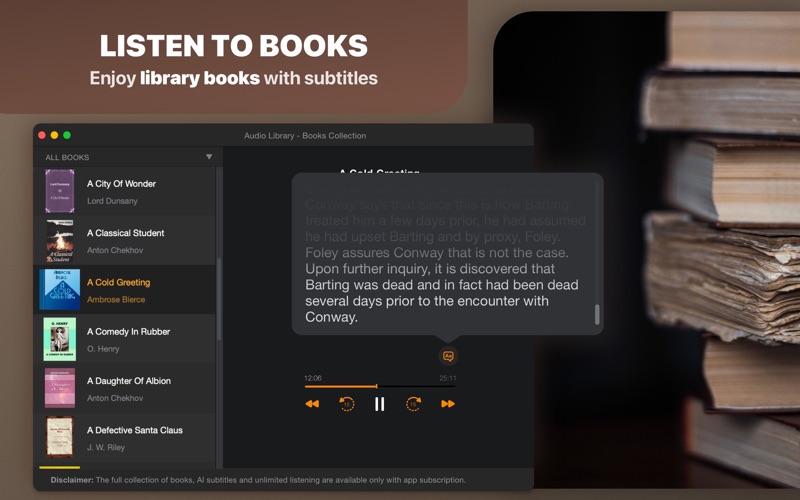 Audiobook Player: Ebooks Screenshot