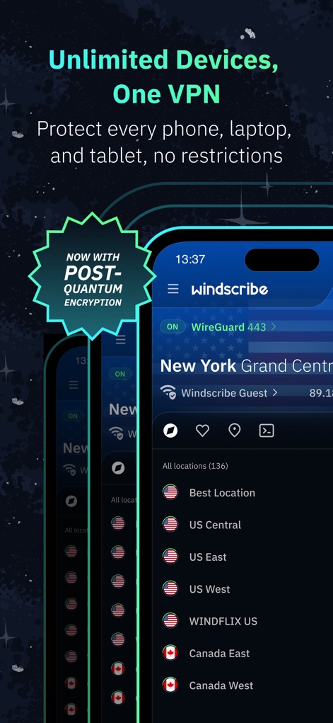 VPN Windscribe: Fast & Secure - Sicurezza di Nuova Generazione