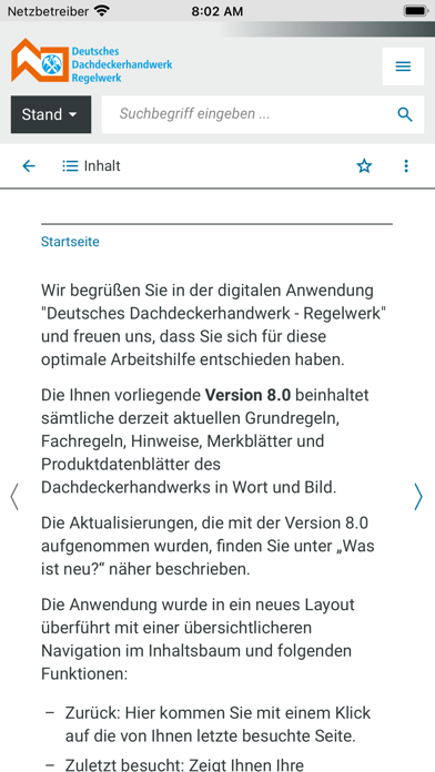 Regelwerk Screenshot