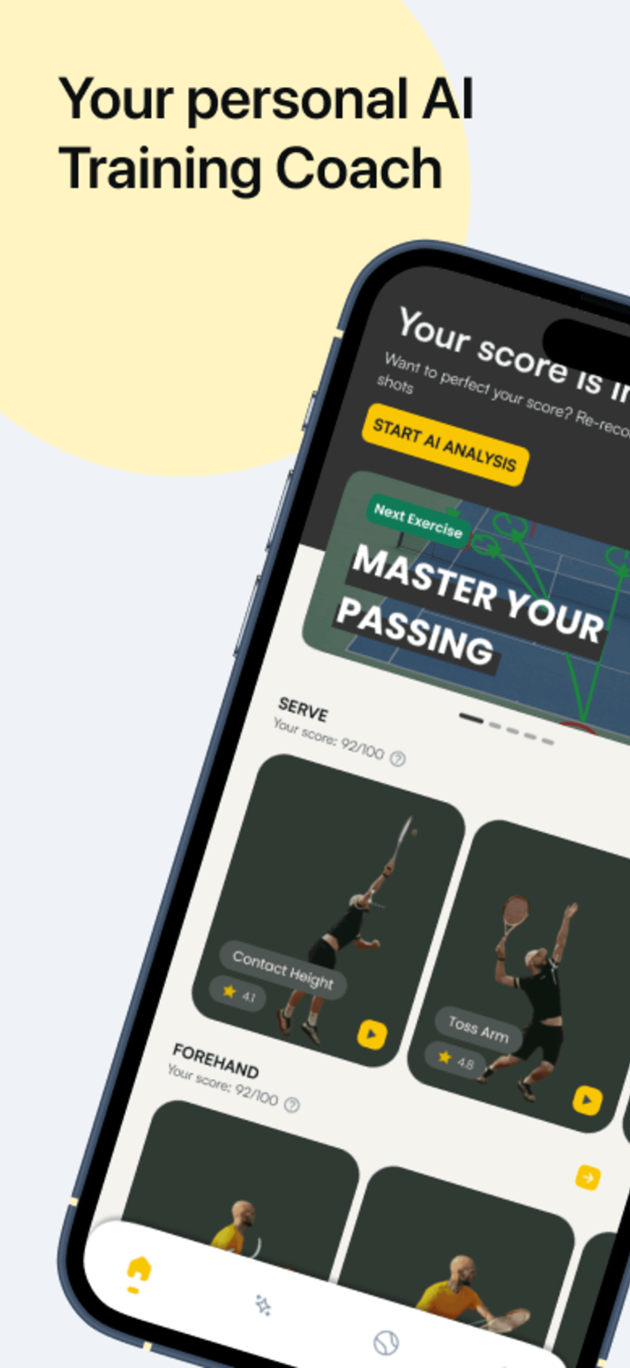 Offcourtz AI Tennis Training