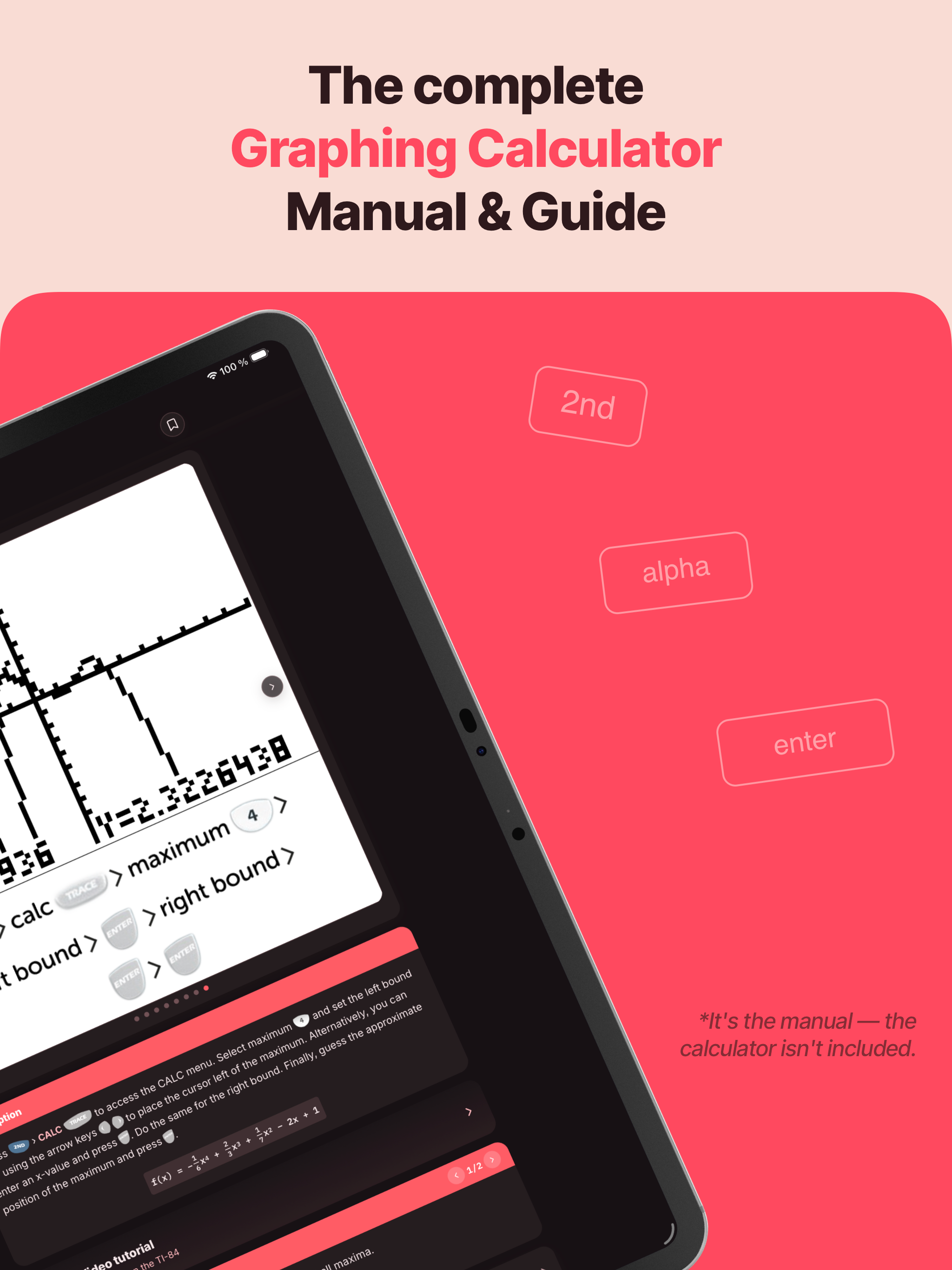 TI 84 Graphing Calculator Man. screenshot 8