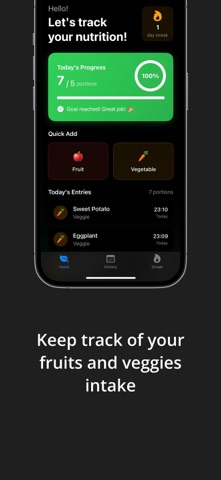 Fruits Tracker: Daily Counter screenshot
