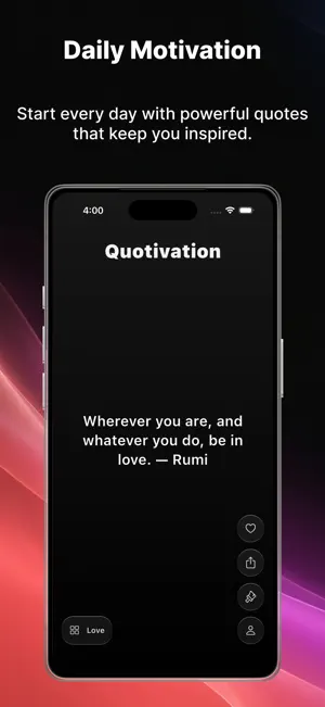 Quotes+Motivation= Quotivation screenshot 1