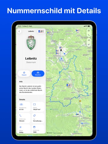 Kennzeichen sammeln Wiki iPad screenshot 5