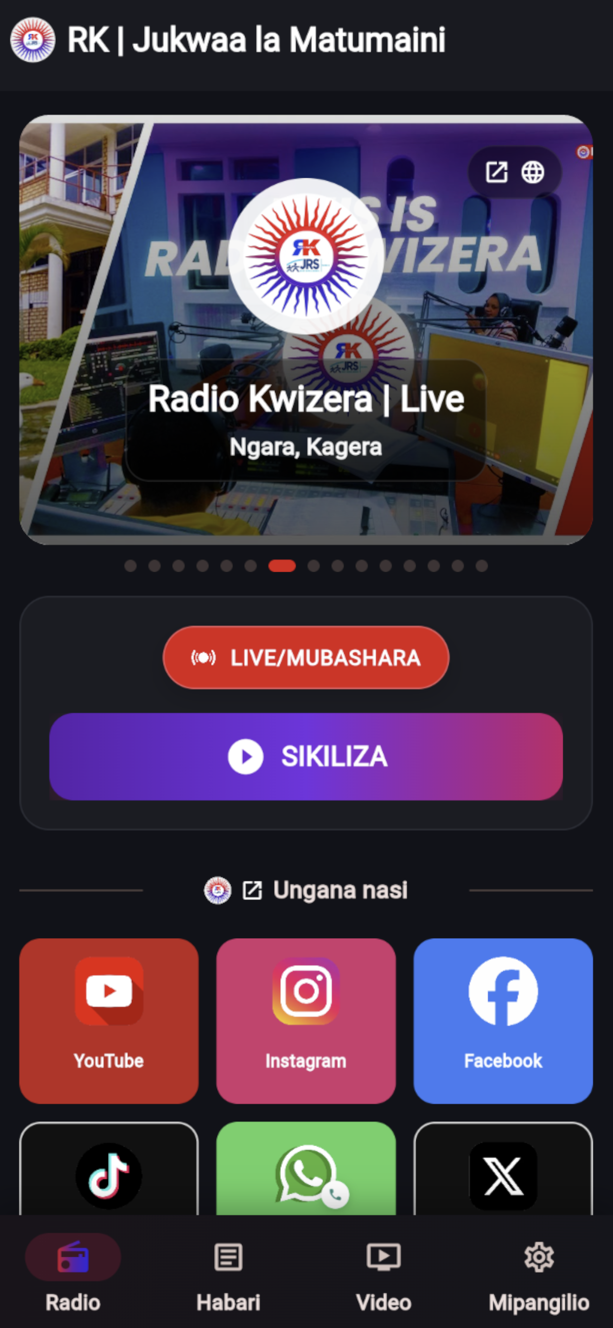 Radio Kwizera screenshot 3