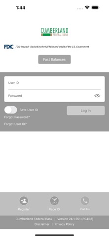 Cumberland Federal Bank Mobile app screenshot 2