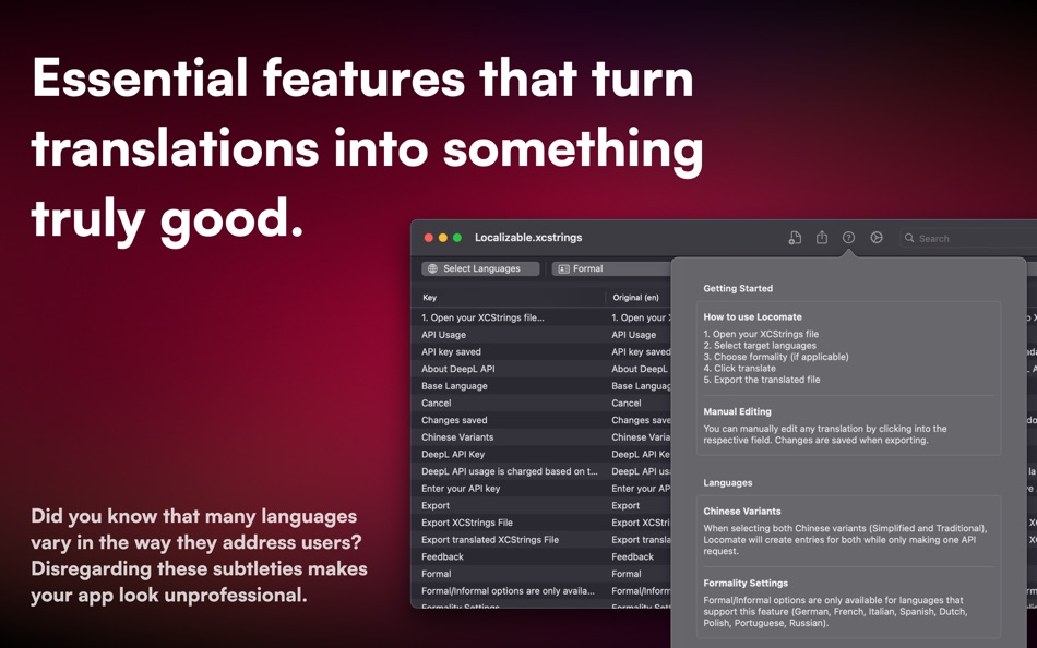 #3. Locomate - App Localization (macOS) Bởi: Simon Matthies