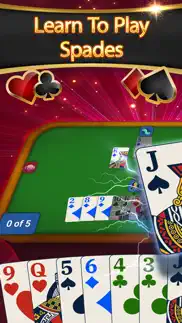 spades classic card game iphone screenshot 1