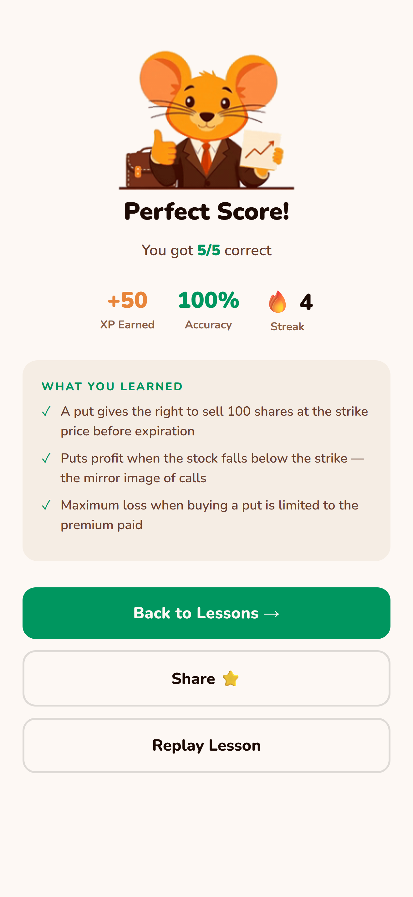 OptionMice: Learn Options screenshot 4