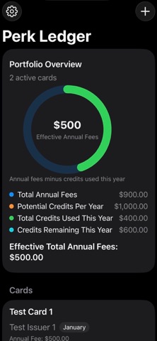 Perk Ledger screenshot