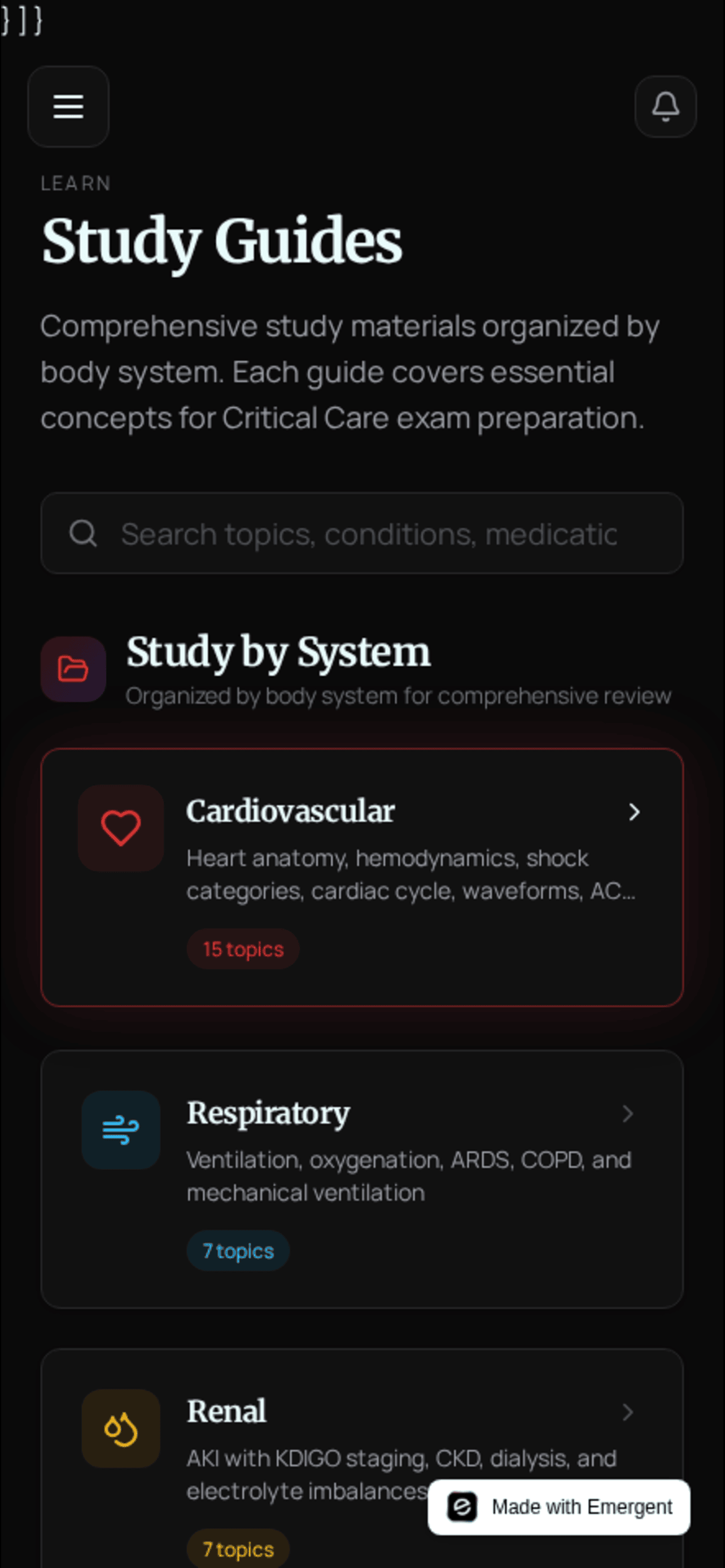 Zero Deficit CriticalCare Prep screenshot 5