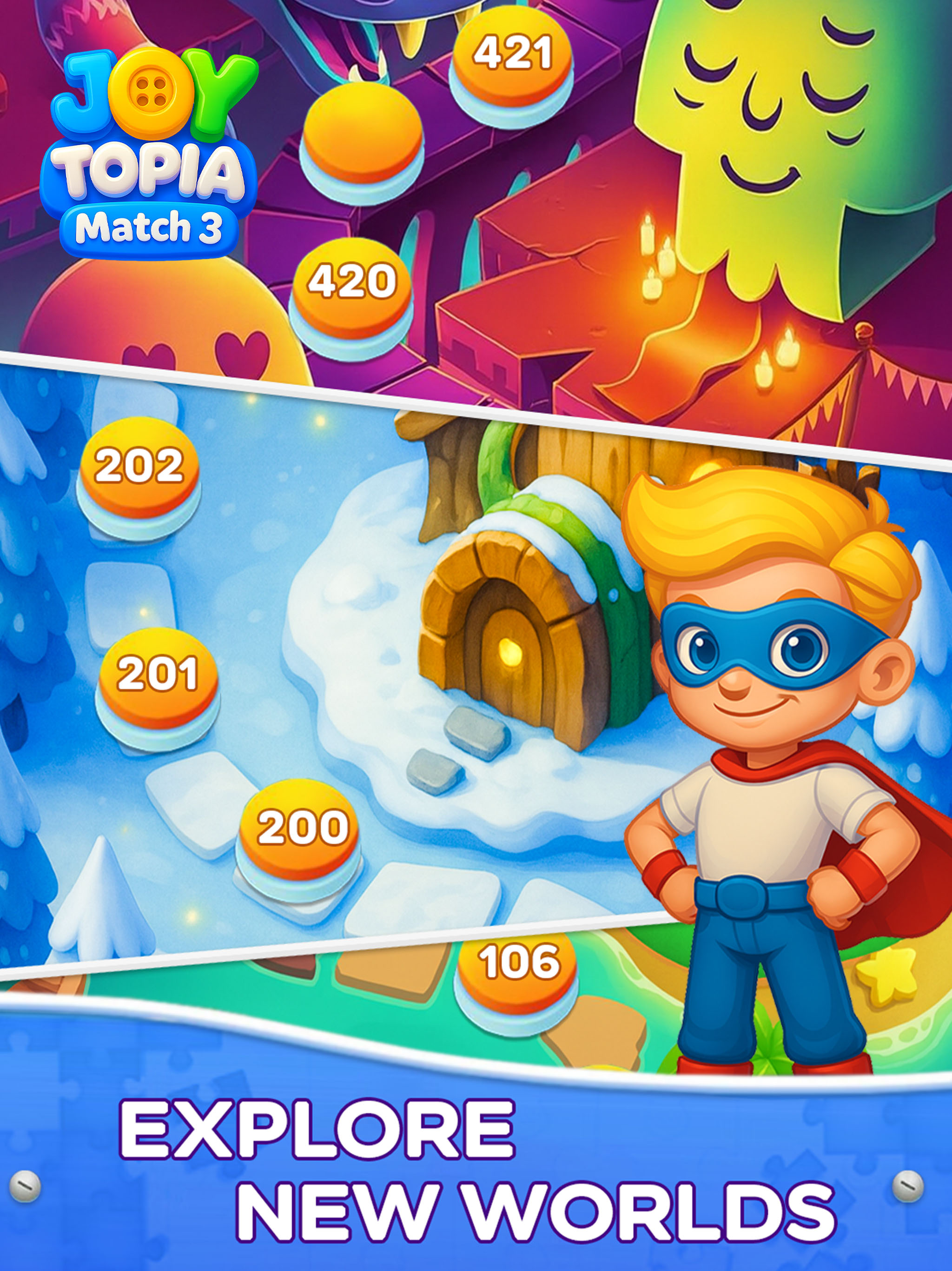 JoyTopia Match 3 - Puzzle Game