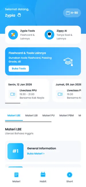 Zypia - Belajar UTBK SNBT screenshot 1