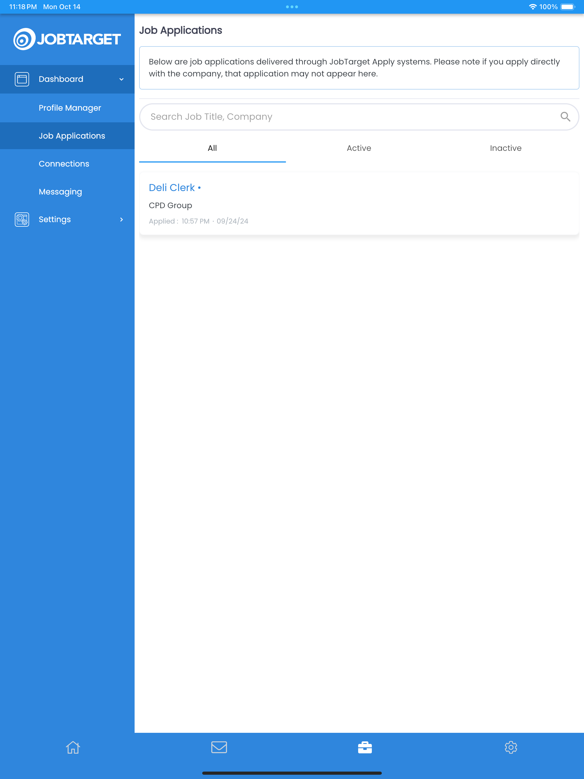 JobTarget screenshot 17