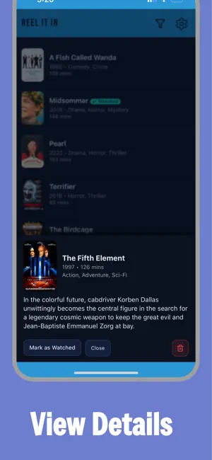 Reel It In - Movie List screenshot 2
