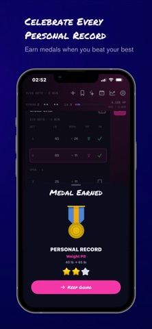 GymCade: Gym Workout Tracker screenshot