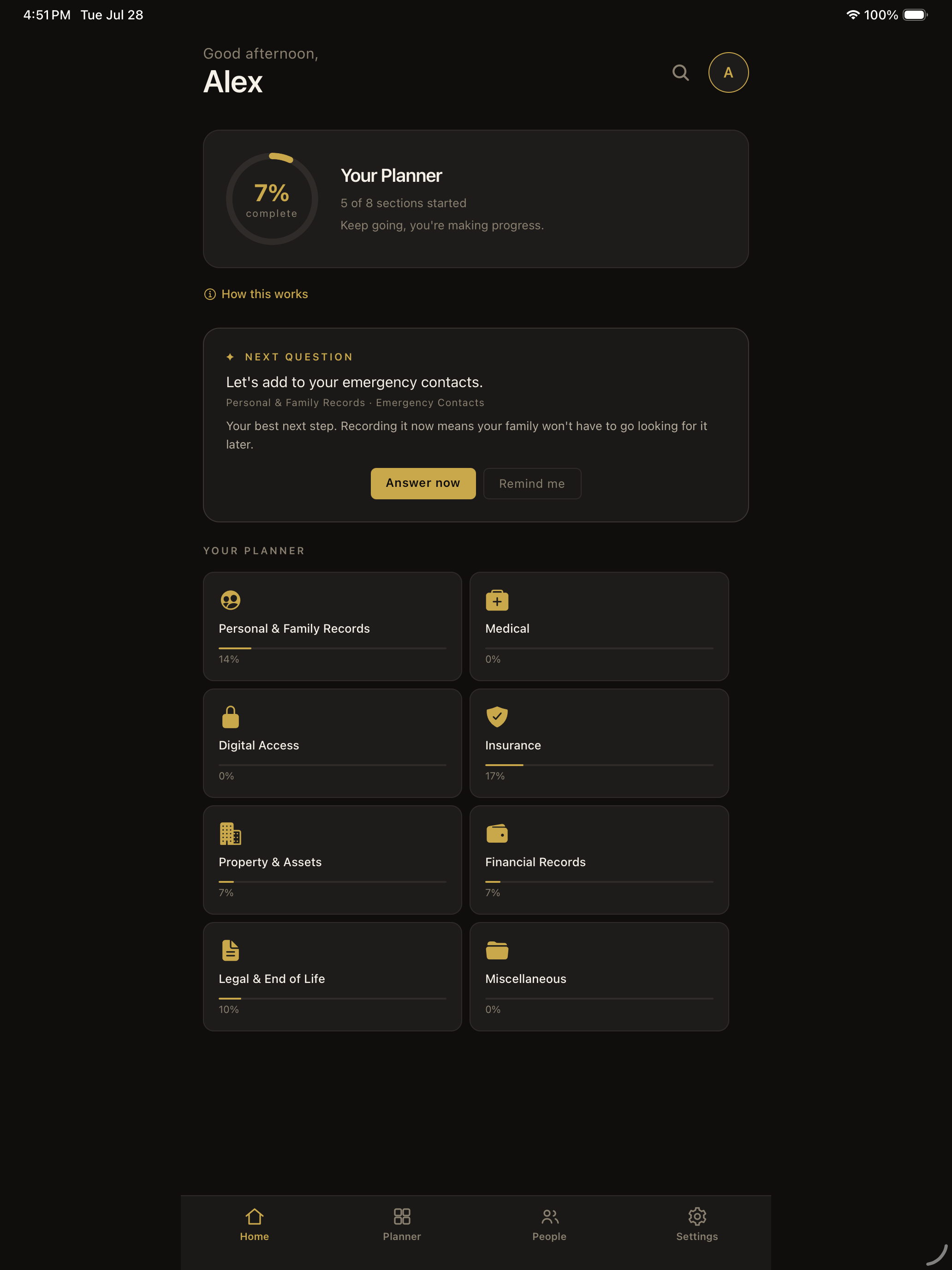 Life & Death Planner screenshot 8