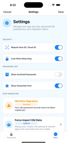 Password Mini screenshot