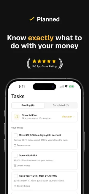 Budget & Bill Planner: Planned screenshot 1
