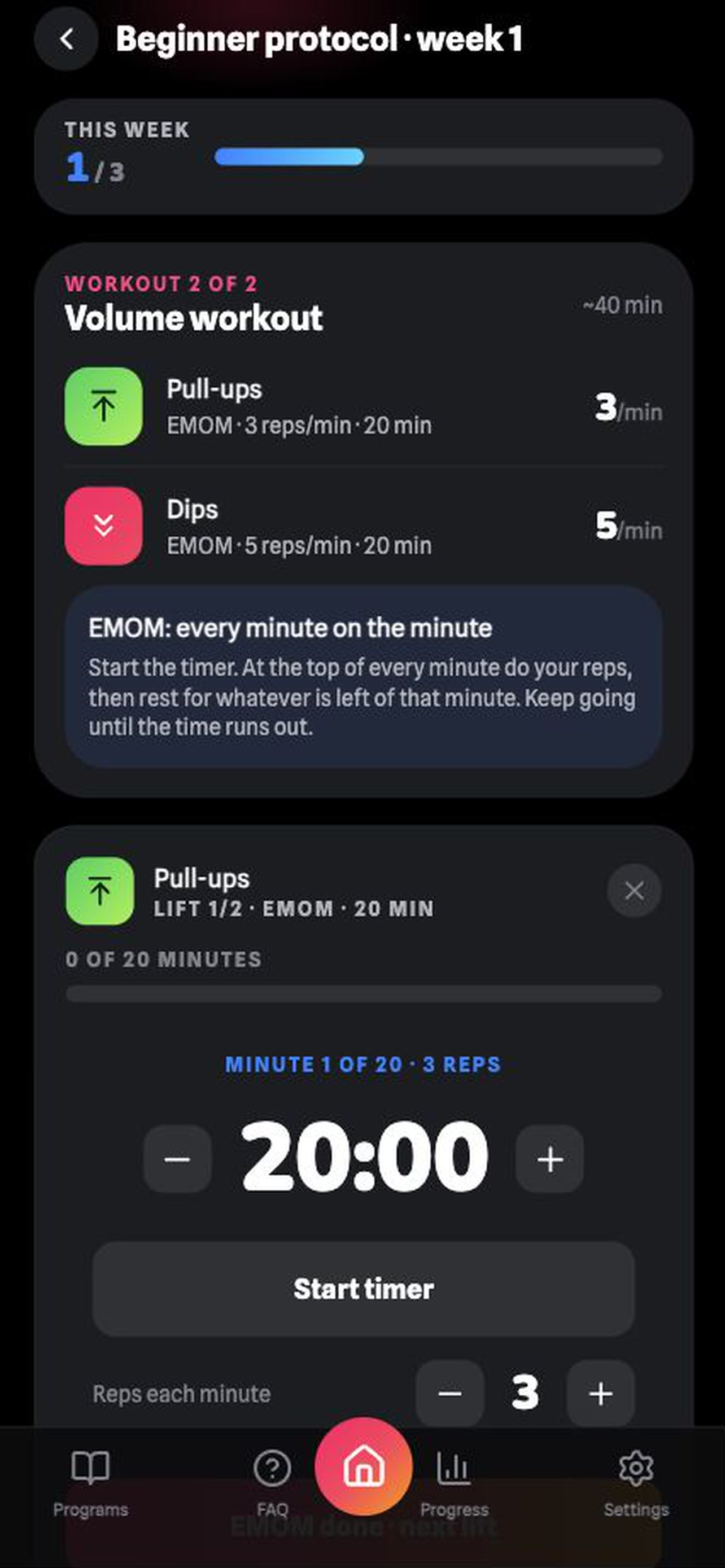 Ascend Pull-Up Coach screenshot 3