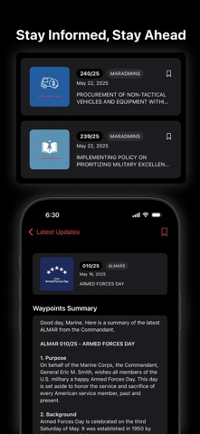 Waypoints - The Military App iPhone screenshot
