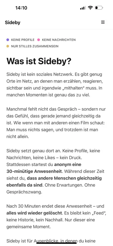 Sideby screenshot 4 of 5