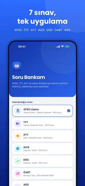 Soru Bankam: KPSS TYT AYT ÖABT screenshot 1