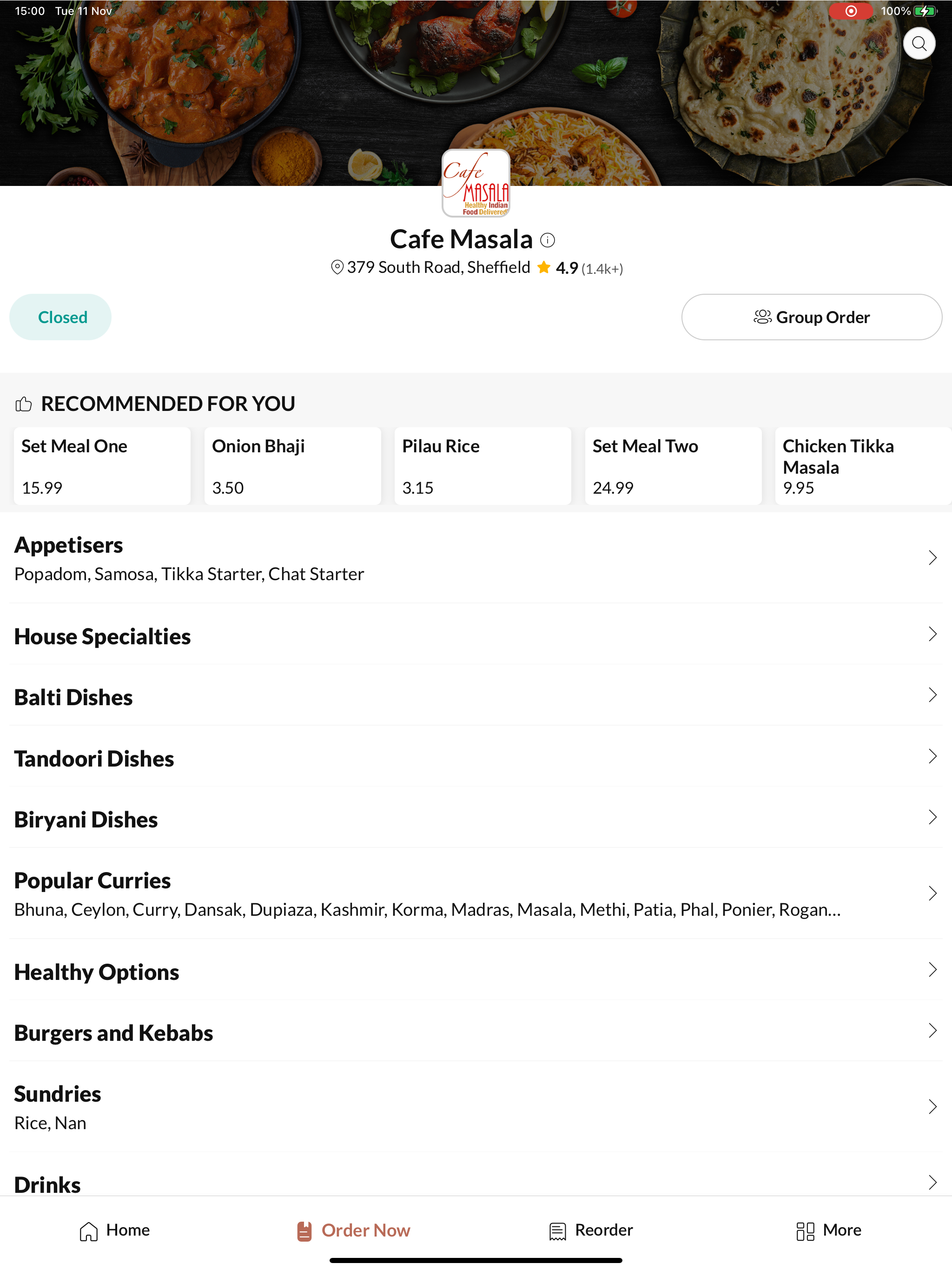 Cafe Masala, screenshot 6