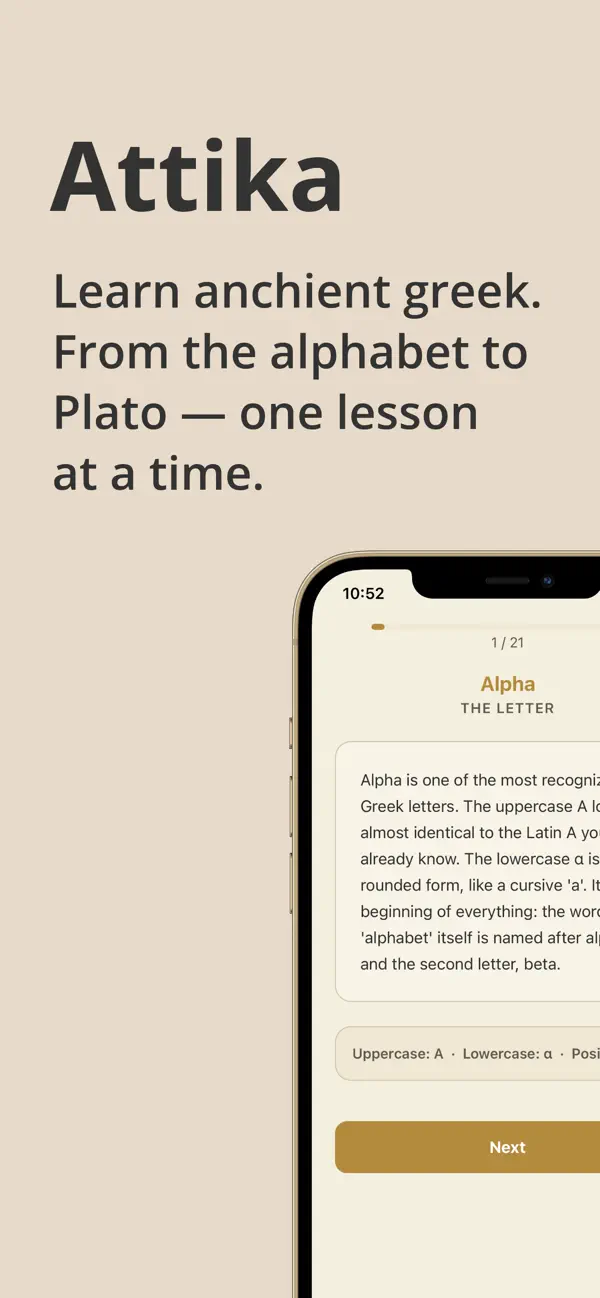 Screenshot #2 pour Attika: Learn Ancient Greek