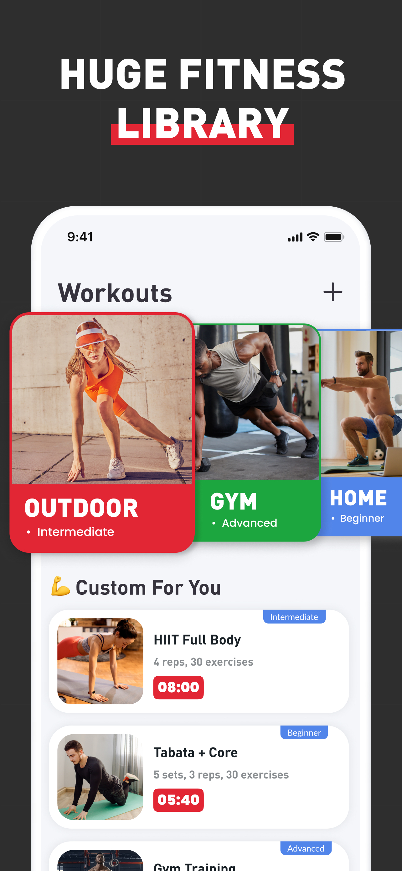 HIIT • Workouts & Timer