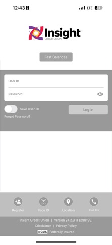 Insight Credit Union iPhone screenshot