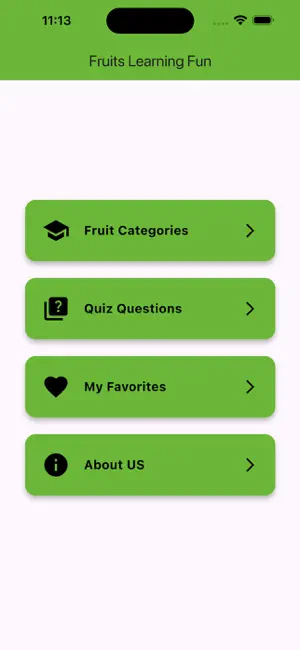 Fruits Learning Fun - Games screenshot 1