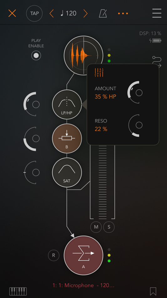 #3. AUM - Audio Mixer (iOS) 由: Kymatica AB
