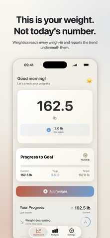 Weightics: Weight Trend Screenshot 1 of 5