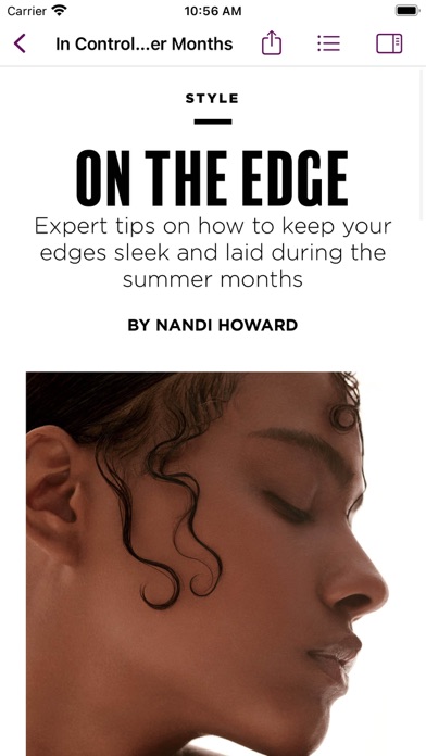 Essence Magazine Screenshot