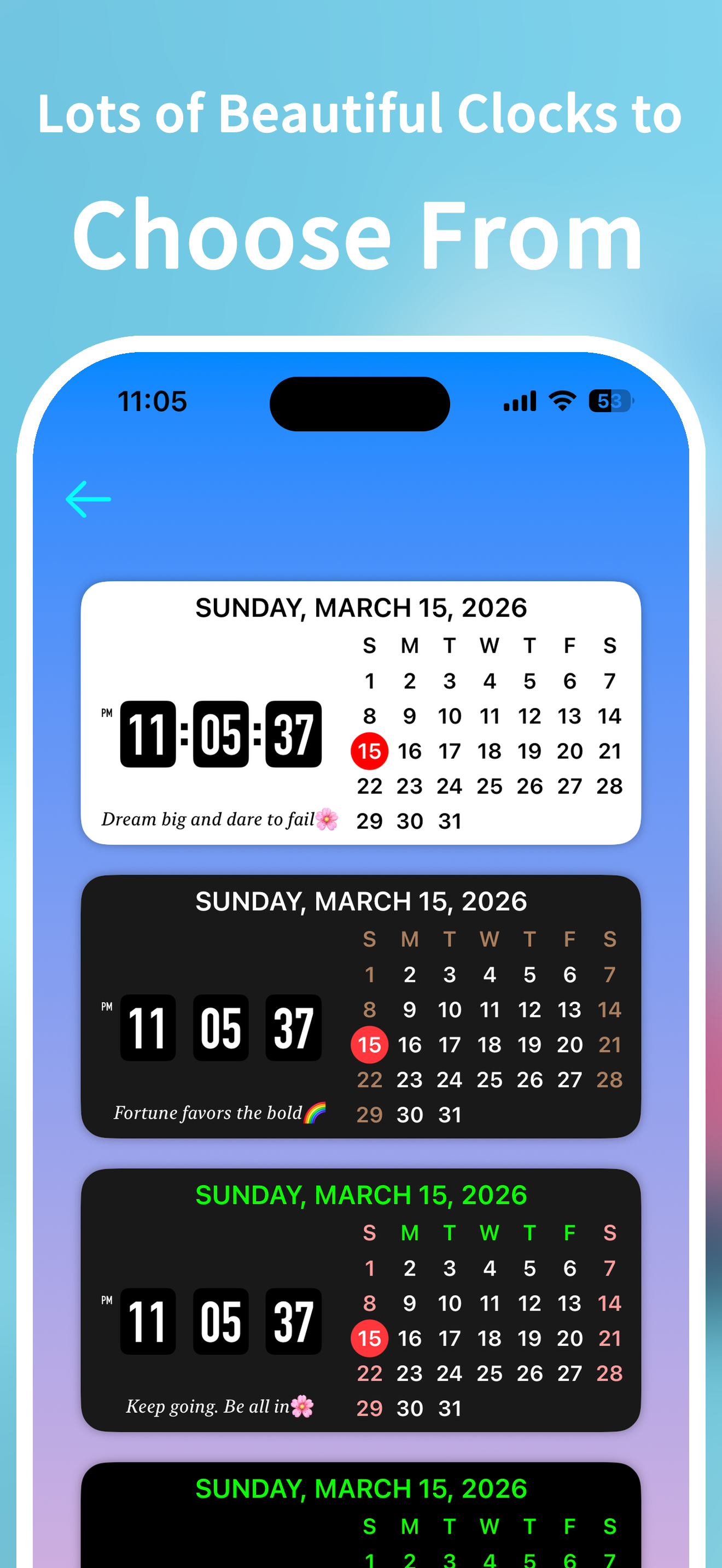 Clock Widget - Ultra HD Time
