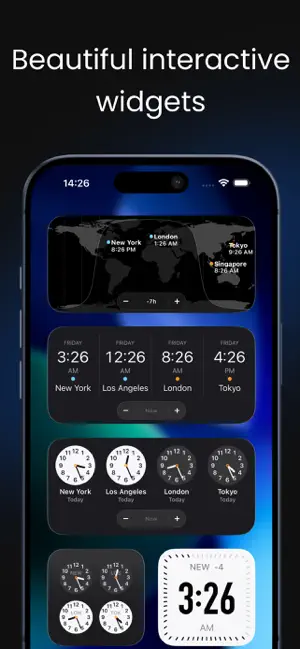 World Clock & Time Widgets screenshot 3