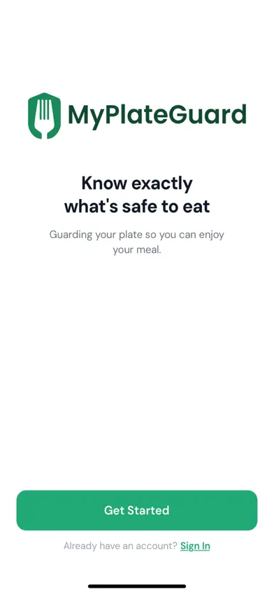 MyPlateGuard screenshot 1