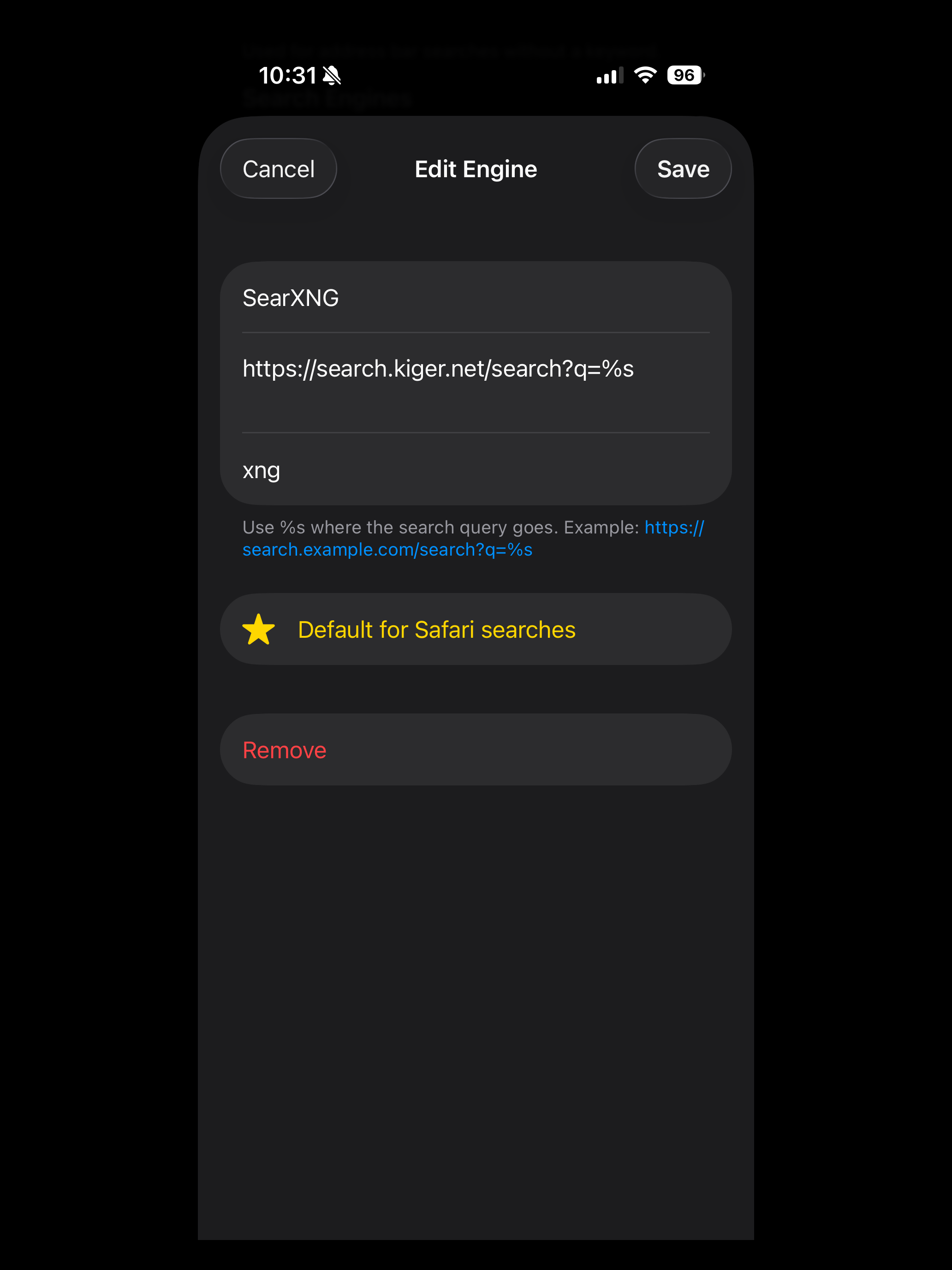 Search+ for Safari