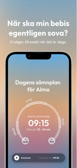 BabyNaps: Sömnschema för bebis iPhone screenshot 2