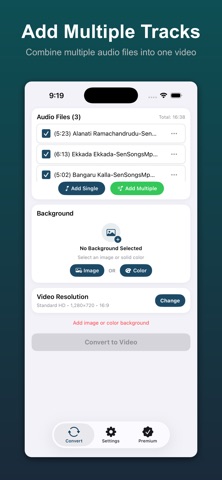 Audio to Video Converter Easy screenshot