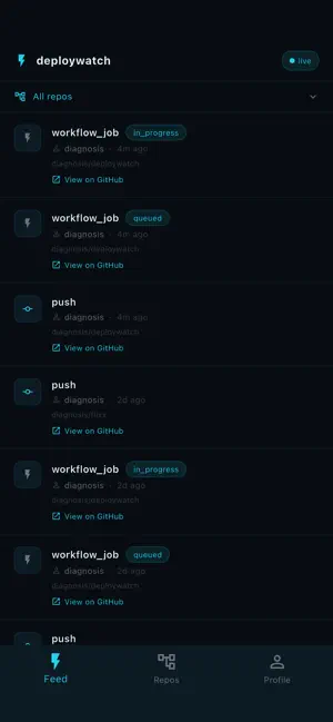 DeployWatch - Repo Monitor screenshot 2