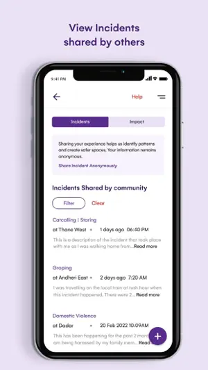 Safecity App screenshot 3