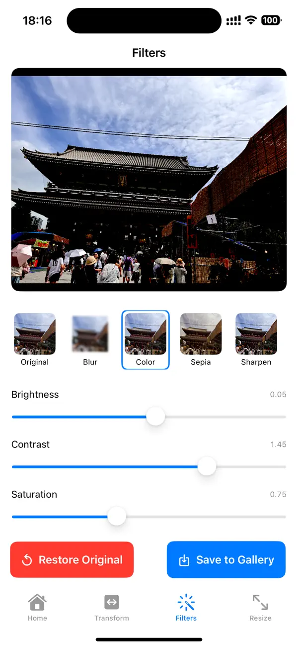 Screenshot #3 pour Photo Flip & Rotate